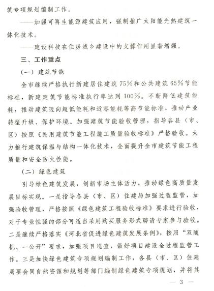 石家庄：《2020年全市建筑节能、绿色建筑与装配式建筑工作方案》